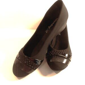 Laundry Lists Bernice Black Wedge Flats